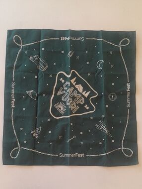 Vuori Green Camp Vuori SummerFest Bandana Scarf sporty activewear beach outdoor
